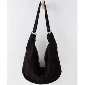 Roma Suede Tote Bag Color Black